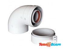 Baxi KHG 71410141- Коаксиальный отвод 90°, диам. 60/100 мм