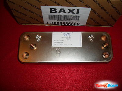 Baxi Теплообменник ГВС на 14 пластин 5686680