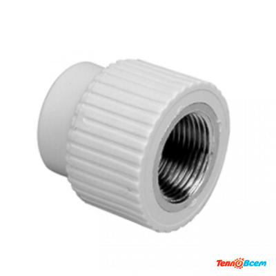 ProAqua Муфта 32 х 1" ВН. резьба с переходом на металл Белая