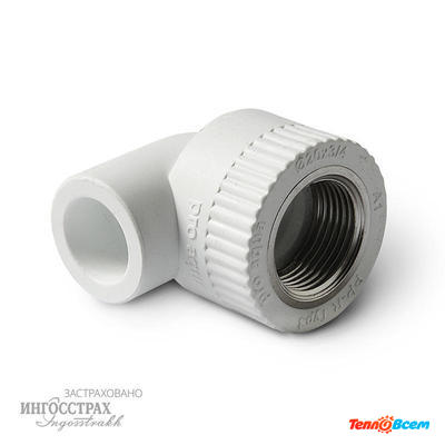 ProAqua Уголок 25 x 3/4" ВН. резьба Белый