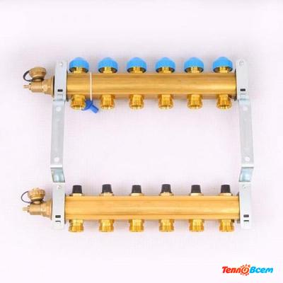 Watts Коллекторный блок 1"х6 вых. HKV-6