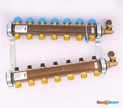 Watts Коллекторный блок 1"х7 вых. HKV-7