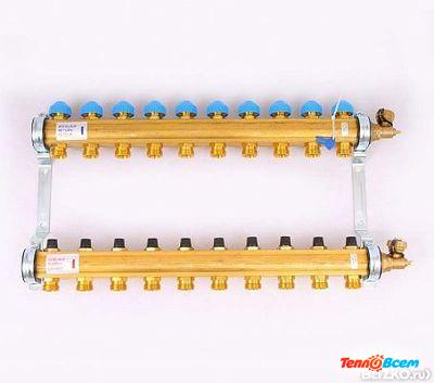 Watts Коллекторный блок 1"х10 вых. HKV-10