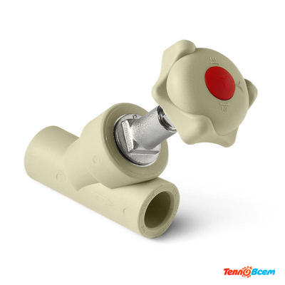 ProAqua Вентиль косой д. 25 Серый