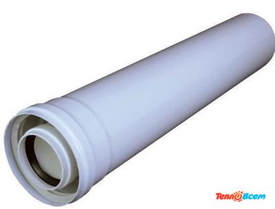 CONTI Коаксиальная труба 1.0 м. 60/100