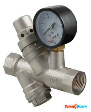 Valtec Подпиточный клапан с фильтром и манометром 1/2" VT.515.N.04