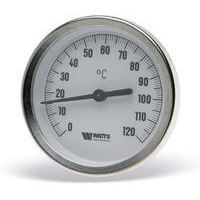 Watts Термометр биметалл. F+R801 T 63/50 с гильзой 63 мм (штуцер 50 мм) 10005800