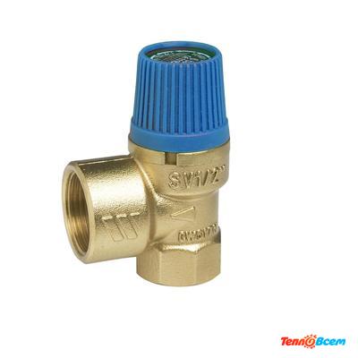 Watts Клапан предохранительный SVW 3/4" (3/4 х 1) 6 Бар 10004724