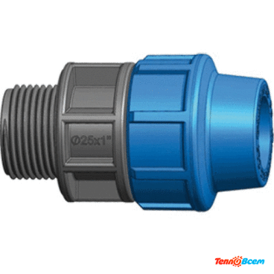 Муфта ПНД 25 х 3/4" НАР.