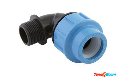 Отвод ПНД 20 х 1/2" НАР.