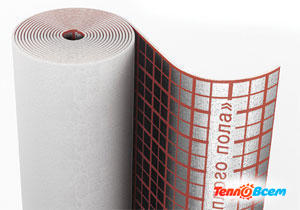 Подложка для теплого пола 3 мм (уп 30 м2)