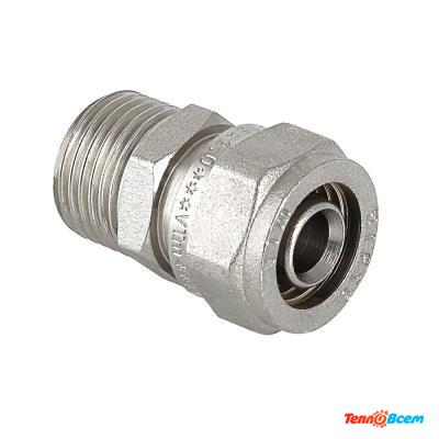 Valtec Соединитель обжимной 26 х 3/4" Нар. резьба VTm.301.N.002605