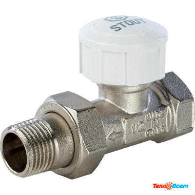 Stout Вентиль термостатический прямой 1/2" SVT 0001 000015