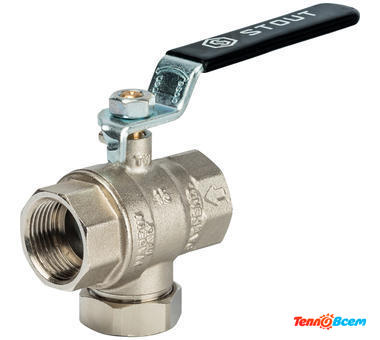 Stout Кран шаровый с фильтром 3/4" FF руч. SVF-0001-000020