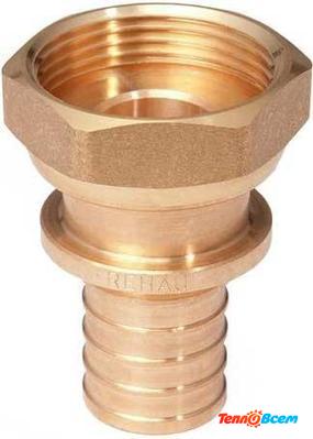 REHAU Муфта соединительная с накидной гайкой 16 х3/4