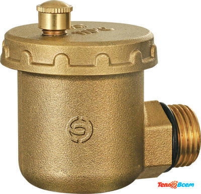 VIEIR Воздухоотводчик автоматический угловой лат 1/2" PF501