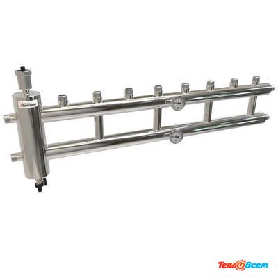 Прокситерм Нержавеющий коллектор + стрелка 1" 5 контуров GSK 25-4.1 до 60 Квт