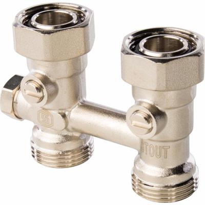 STOUT Узел нижнего подключения для однотрубной системы прямой 3/4 SVH 0001 000020