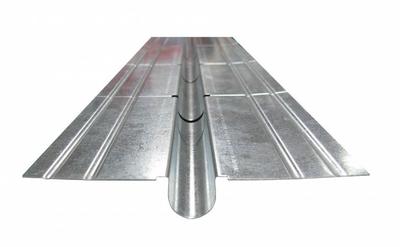 Теплораспределительная пластина из оцинкованной стали 130*1000 мм