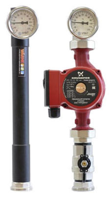 Rommer Насосная группа с прямым контуром 1" без насоса RDG-0001-002501(Warme)