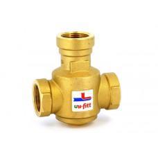 Uni-Fitt Клапан термостатический трёхходовой для напольных котлов  1" ВН Kvs= 9 м3/ч