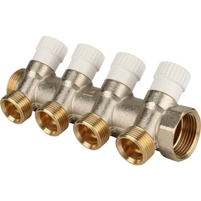 STOUT Коллектор распределительный 3/4" х 4 вых. 3/4"ЕК SMB 6851 343404