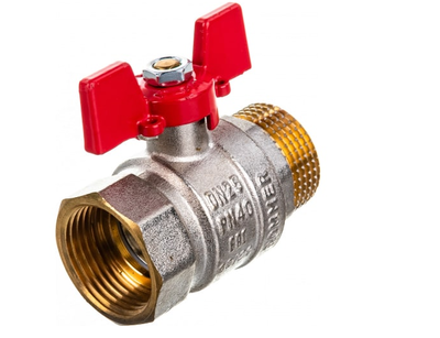 Rommer Кран шаровый 1/2" MF бабочка RBV-0004-2210215