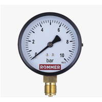 ROMMER Манометр радиальный. Корпус Dn 63 мм 1/4 , 0...6 бар, кл.2.5 RIM-0010-630608