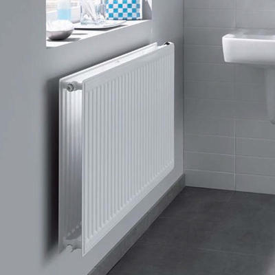 Kermi PLV120601001R2Z Гладкий панельный радиатор "ThermX2" Line-V 12/600/1000 ( RAL 7016)