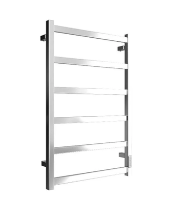 STOUT полотенцесушитель электрический JAZZ quadro 80*50 Полированный SHQ-J1QQ-008050