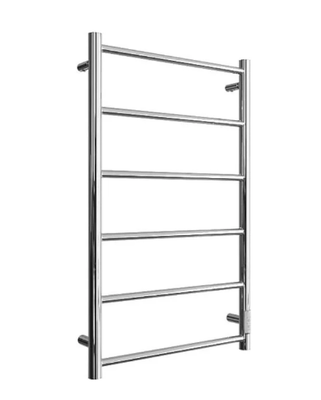 STOUT полотенцесушитель электрический JAZZ round 80*50 Полированный SHQ-J1RR-008050